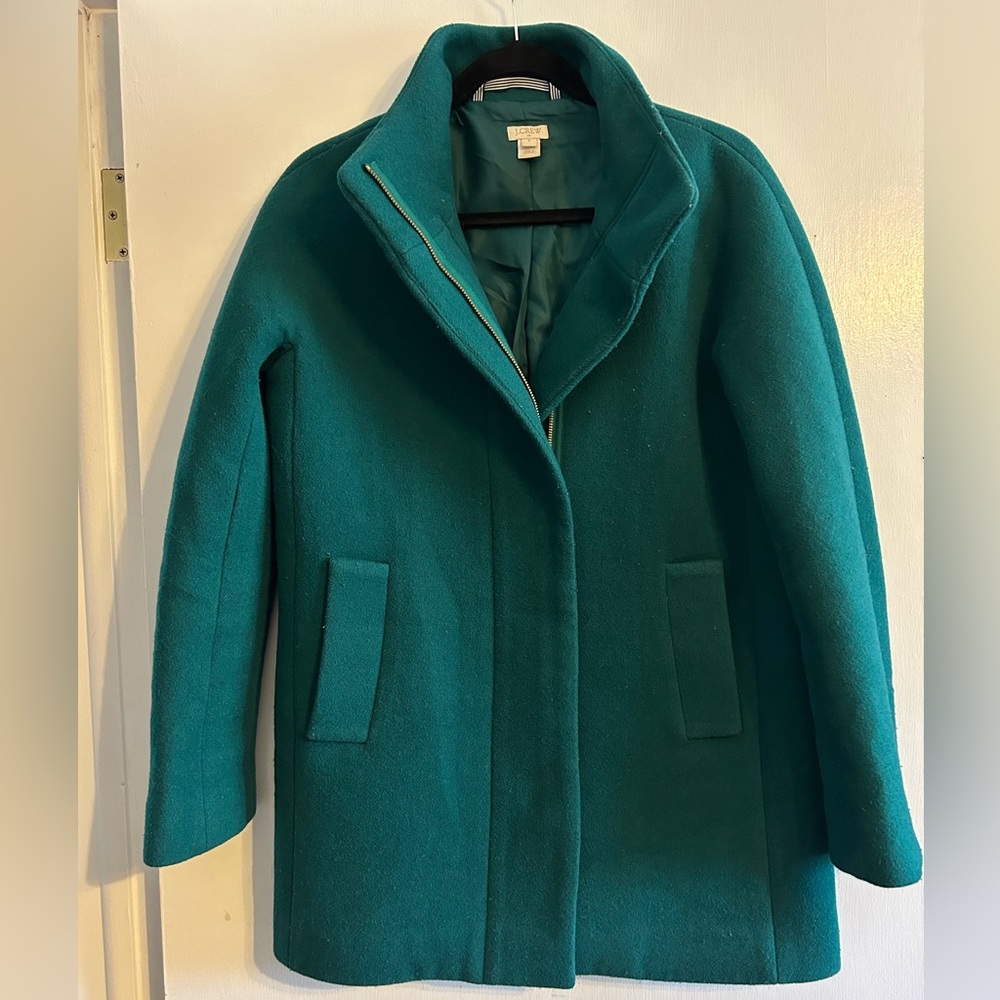 J. Crew Teal Wool Peacoat